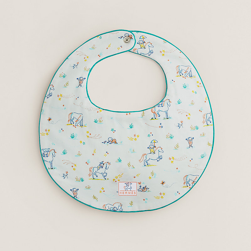 Cabriole round bib | Hermès Greece